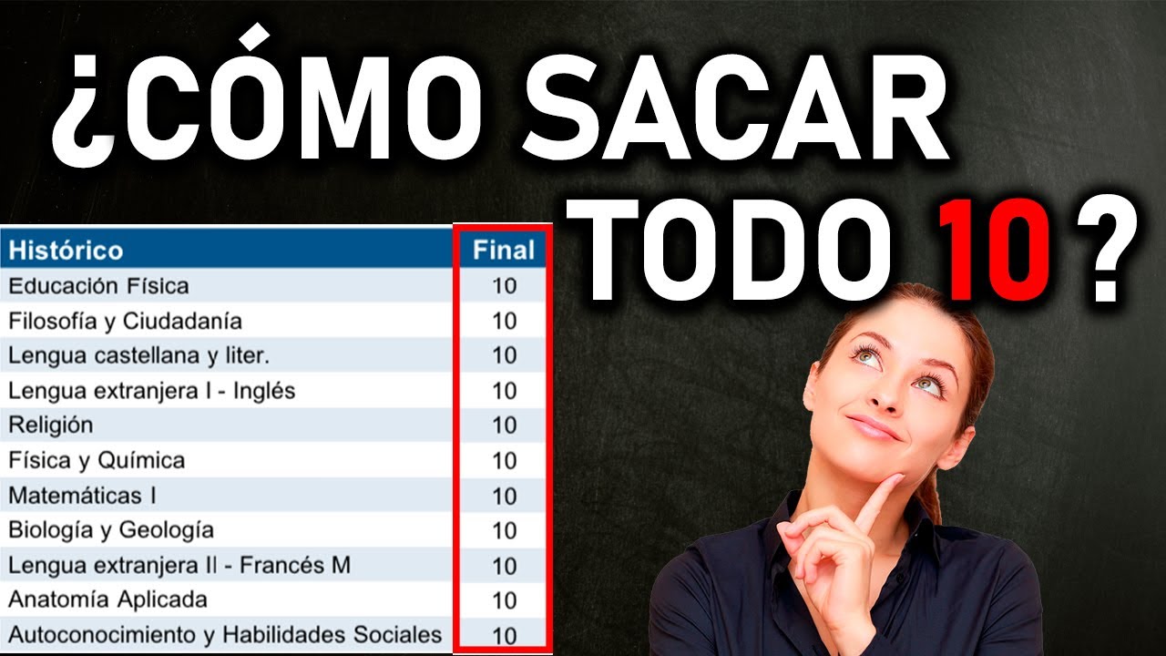 Como Sacar 10 En Todas Las Materias