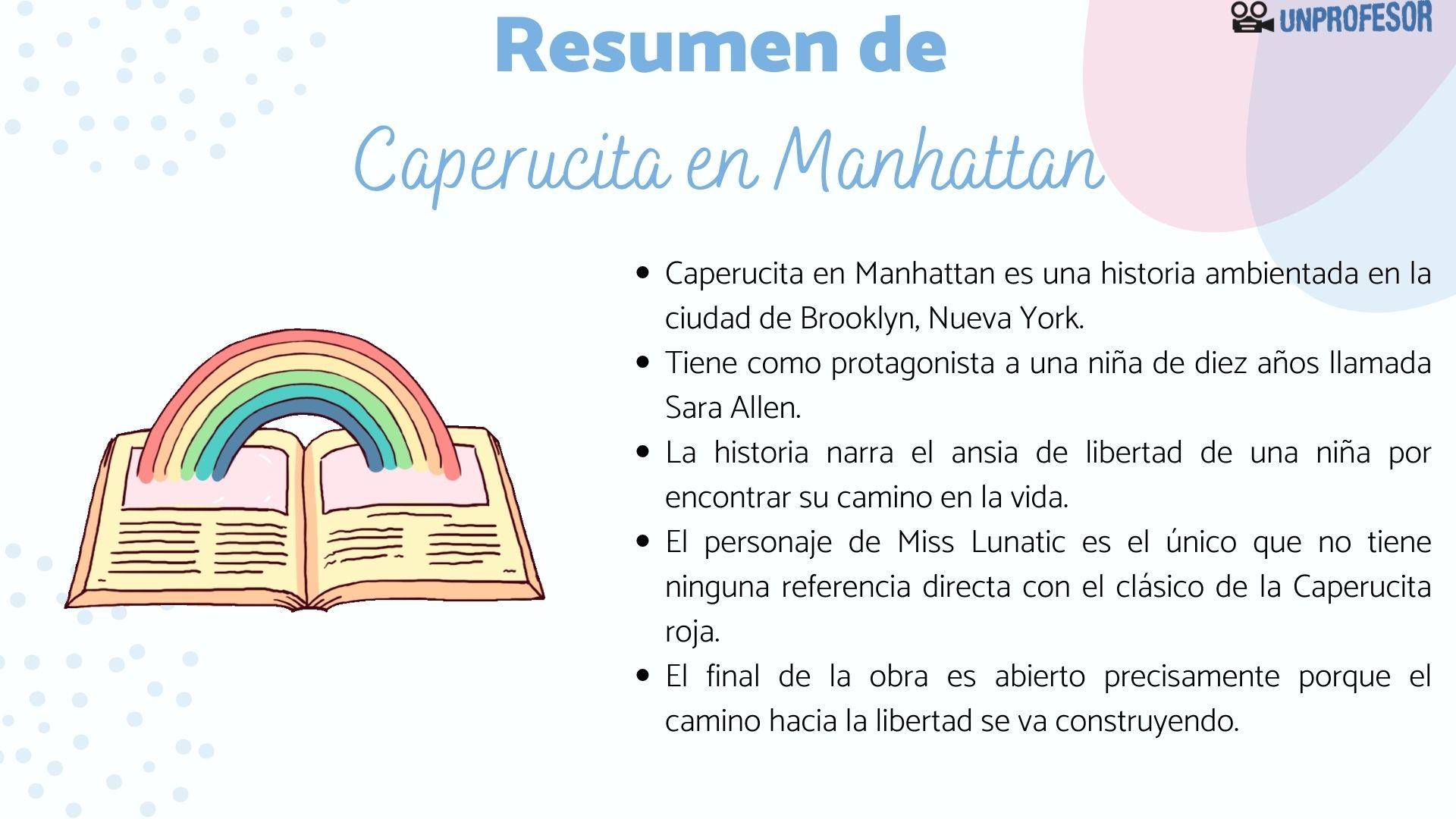 Caperucita en manhattan resumen por capítulos Caperucita en manhattan resumen por capítulos